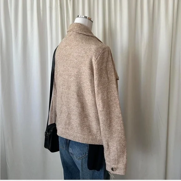 Cynthia Rowley brown Shacket wool blend size small. - Picture 8 of 8